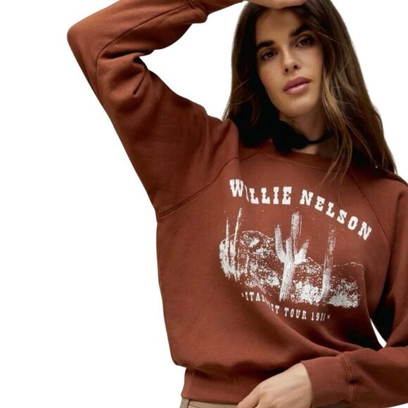 DAYDREAMER Willie Nelson Stardust Tour Raglan Size L New with Tag SOO MSRP $188 - Picture 6 of 14